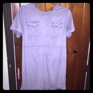 Beautiful Suede beige tunic dress